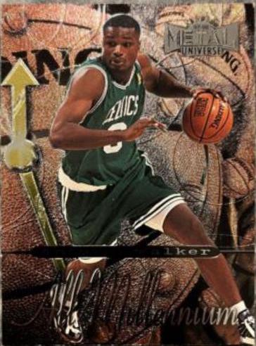 Antoine Walker #13 Basketball Cards 1997 Metal Universe All Millennium