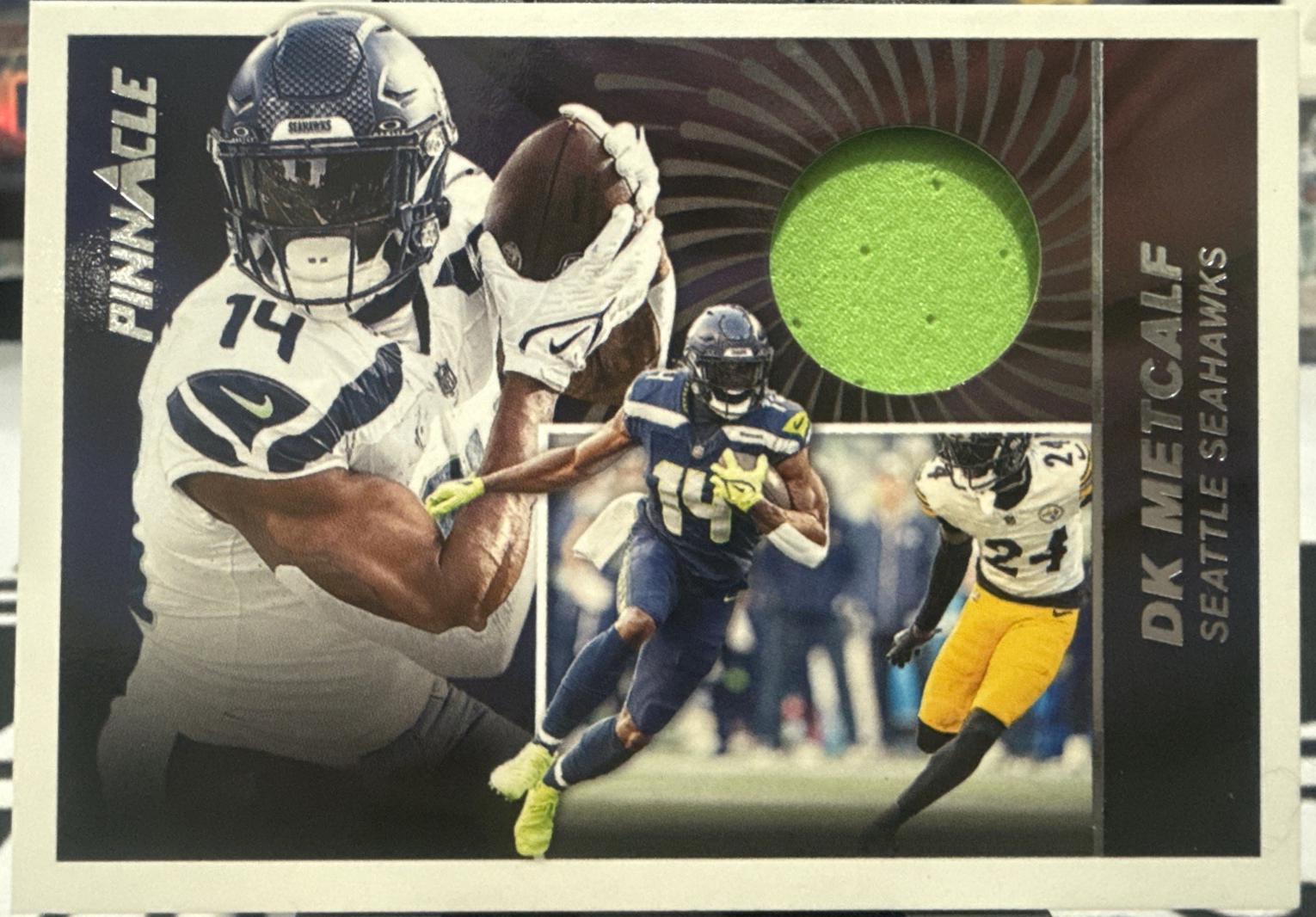 DK Metcalf #PJ-DMF Football Cards 2024 Panini Encore Pinnacle Jersey
