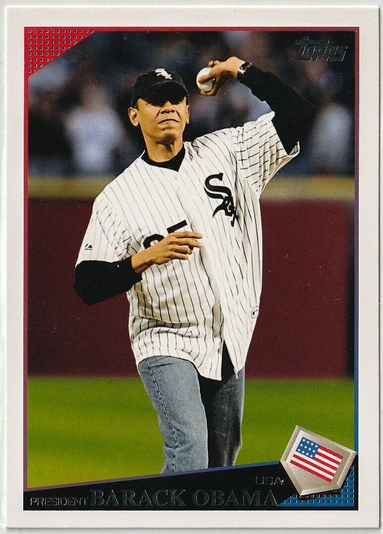 Barack Obama #44b Baseball Cards 2009 Topps