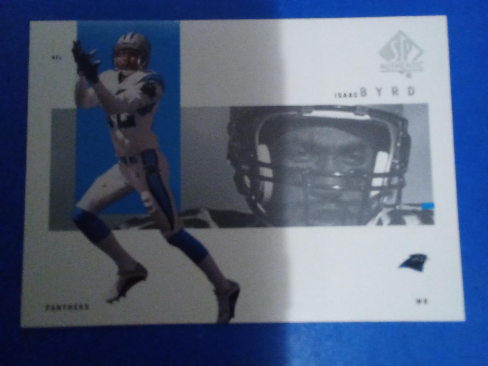 Isaac Byrd #14 Football Cards 2001 SP Authentic