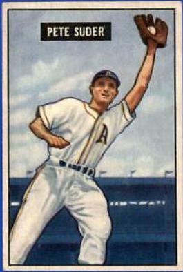 Pete Suder #154 1951 Bowman Baseball