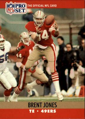 Brent Jones #639 Football Cards 1990 Pro Set