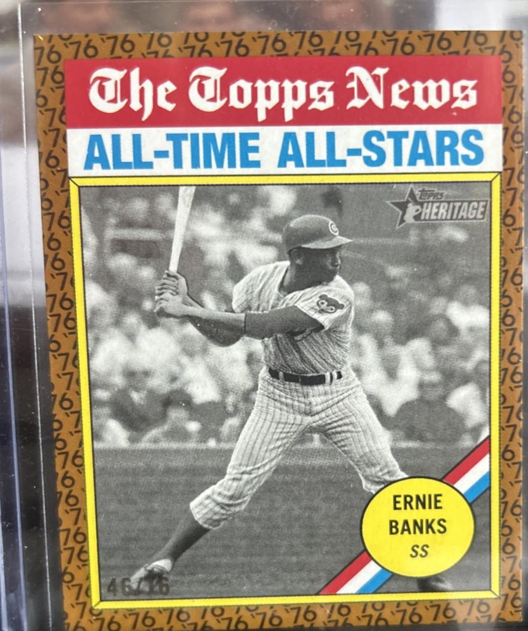 Ernie Banks [Color of the Year] #343