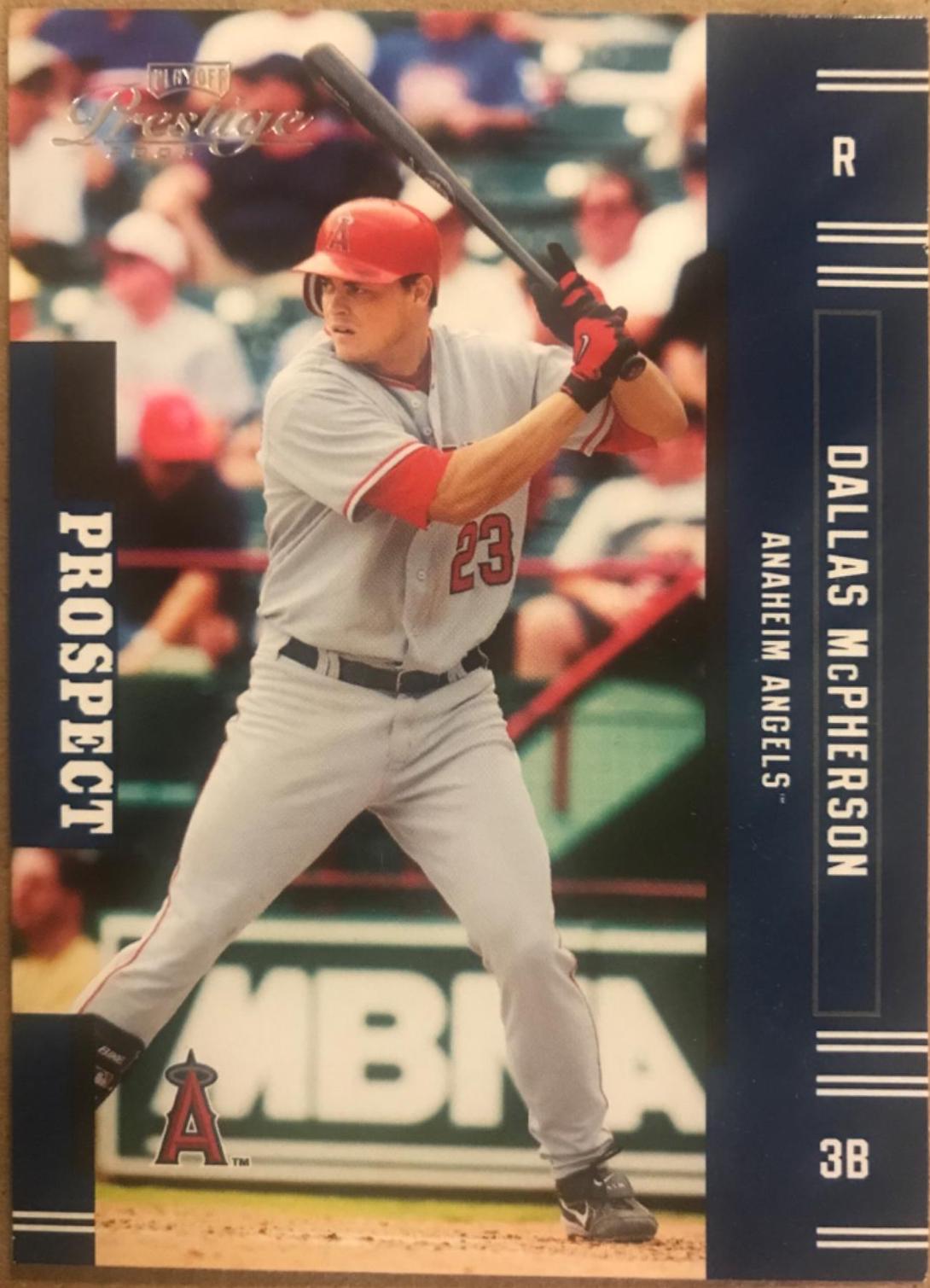 Dallas McPherson #176 Baseball Cards 2005 Playoff Prestige