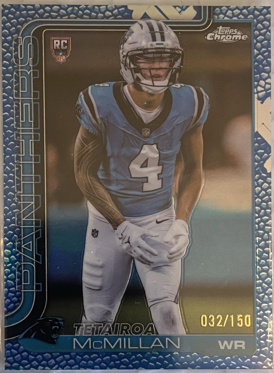 Tetairoa McMillan [Leather Blue] #326