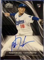 Yoshinobu Yamamoto #CBA-YY Prices | 2024 Topps Chrome Black 