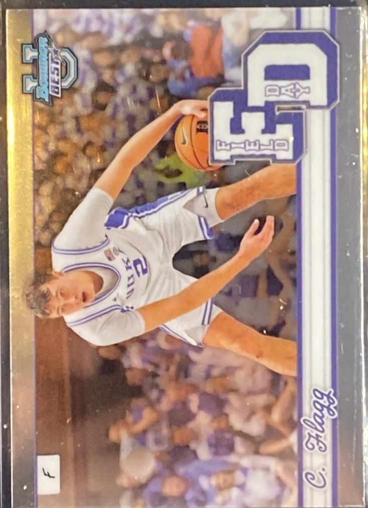 Cooper Flagg #FD-1 Basketball Cards 2024 Bowman Best University Field Day