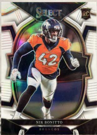 Nik Bonitto [White] #25 Prices | 2022 Panini Select | Football Cards
