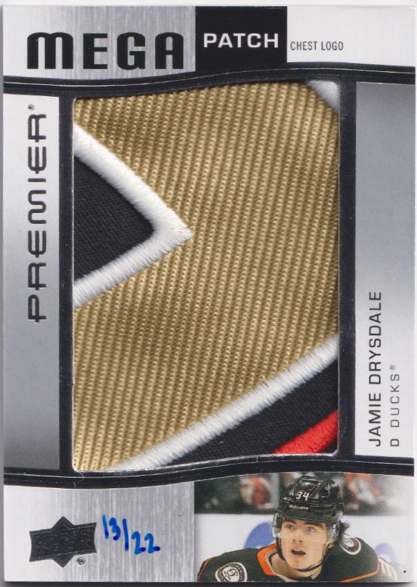 Jamie Drysdale #PMP-JD 2023 Upper Deck Premier Mega Patch Hockey