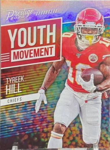 Tyreek Hill #YM-TH 2020 Panini Prestige Football Youth Movement
