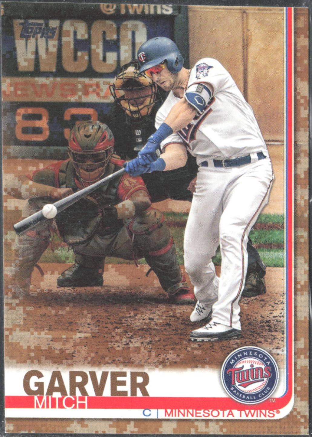 Mitch Garver [Memorial Day Camo] (2019 Topps)