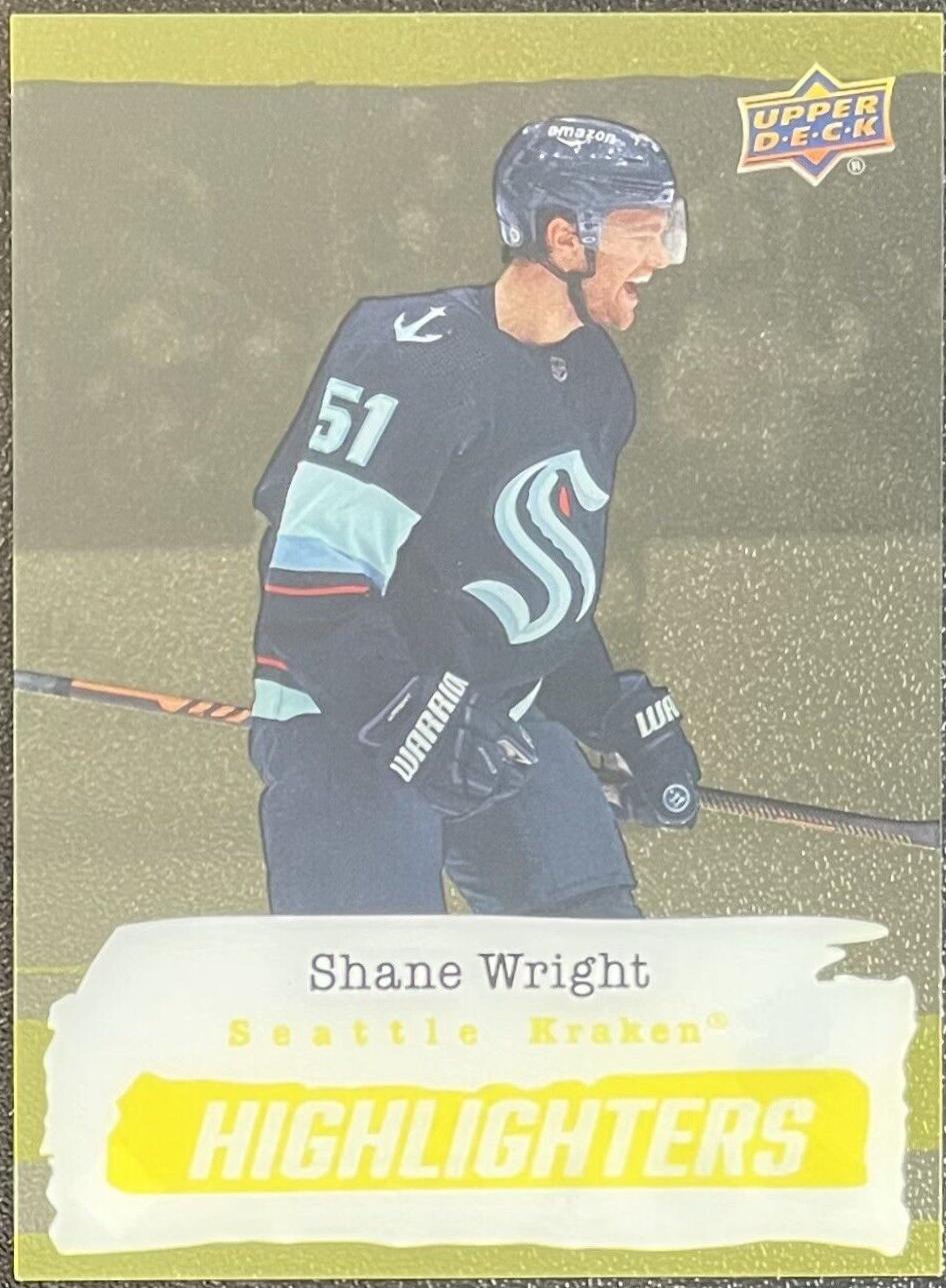 Shane Wright #HL-16 Hockey Cards 2023 Upper Deck Highlighters