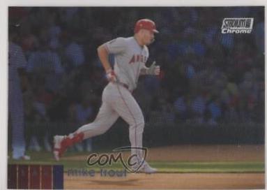 Mike Trout #1 Baseball Cards 2020 Stadium Club Chrome