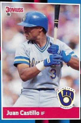 Juan Castillo #363 Baseball Cards 1988 Donruss