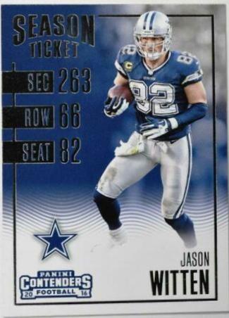 Jason Witten #2 Football Cards 2016 Panini Contenders