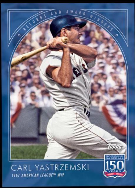 Carl Yastrzemski #7 Baseball Cards 2019 Topps 150 Years of Baseball