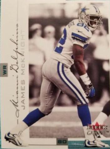 James McKnight #34 Football Cards 2001 Fleer Genuine
