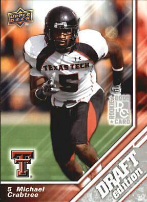 Michael Crabtree #7 Football Cards 2009 Upper Deck Draft Edition