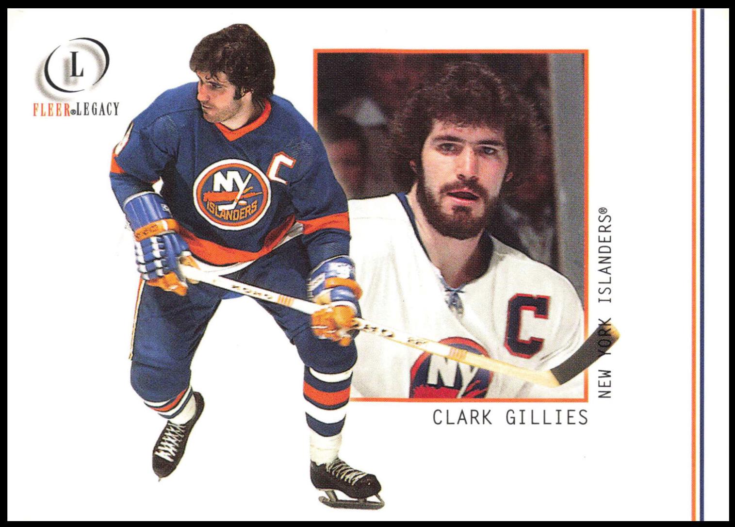 Clark Gillies #18 Hockey Cards 2001 Fleer Legacy