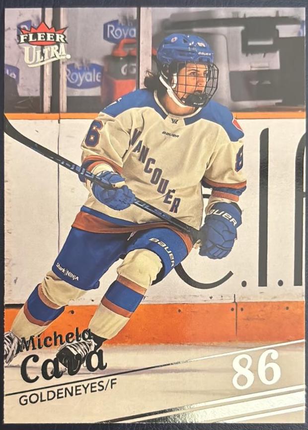 Michela Cava #66 2025 Fleer Ultra Pwhl Hockey