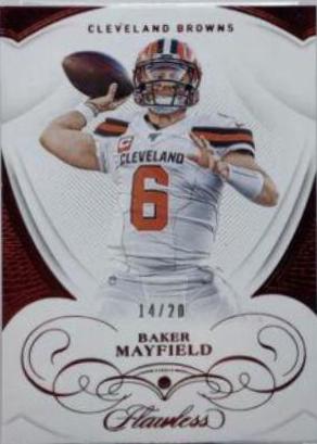 Baker Mayfield #15 Football Cards 2019 Panini Flawless