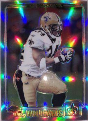 Ricky Williams #18 Football Cards 2001 Topps Chrome
