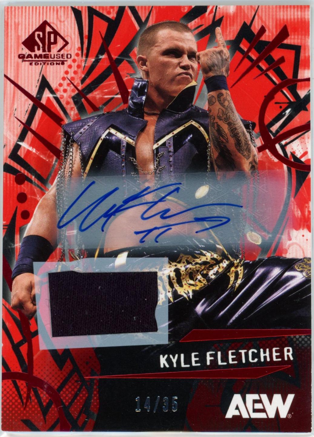 Kyle Fletcher [Red Memorabilia Autograph] #55