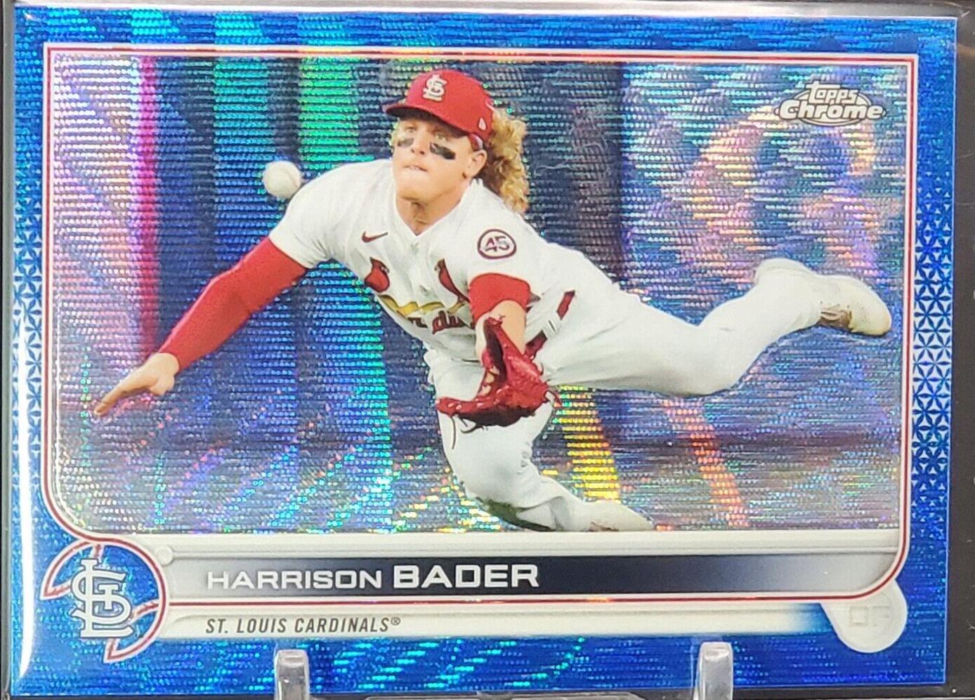 Harrison Bader [Blue Wave Refractor] #31