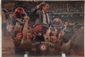Gene Stallings #44 2012 Upper Deck University Of Alabama Football