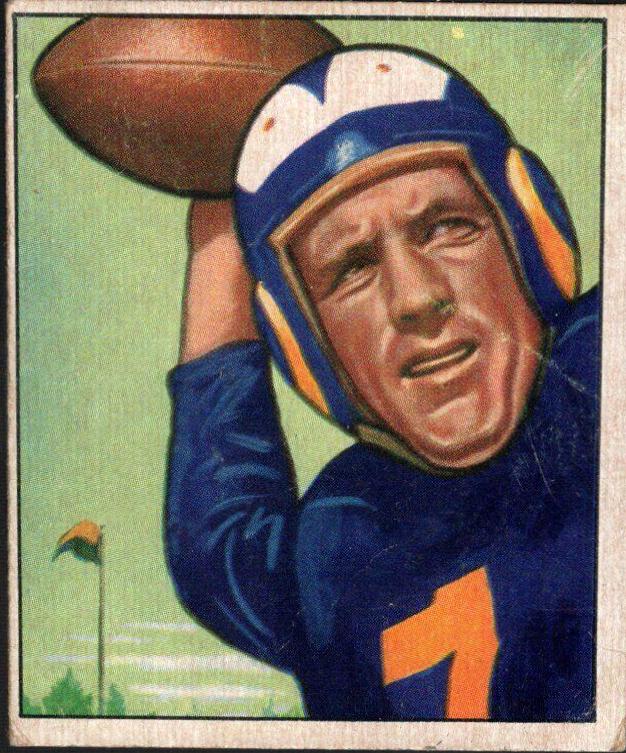 Bob Waterfield #17 Football Cards 1950 Bowman