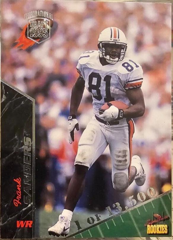 Frank Sanders #62 1995 Signature Rookies Football