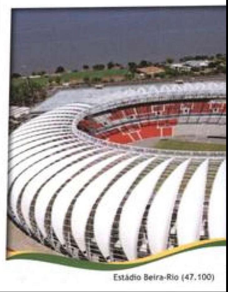 Estadio Beira-Rio #22 Soccer Cards 2014 Panini World Cup Stickers