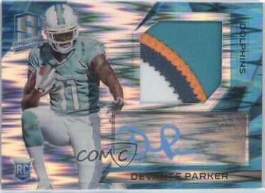 DeVante Parker [Autograph Patch Neon Blue] #167