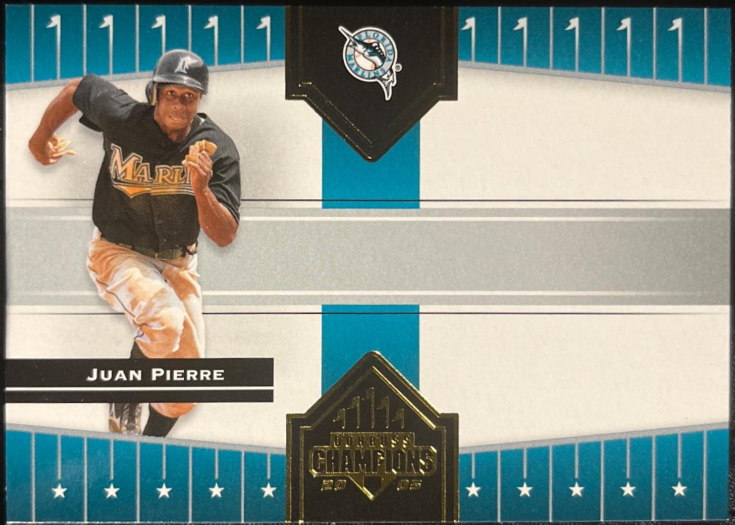 Juan Pierre #153 Baseball Cards 2005 Donruss Champions