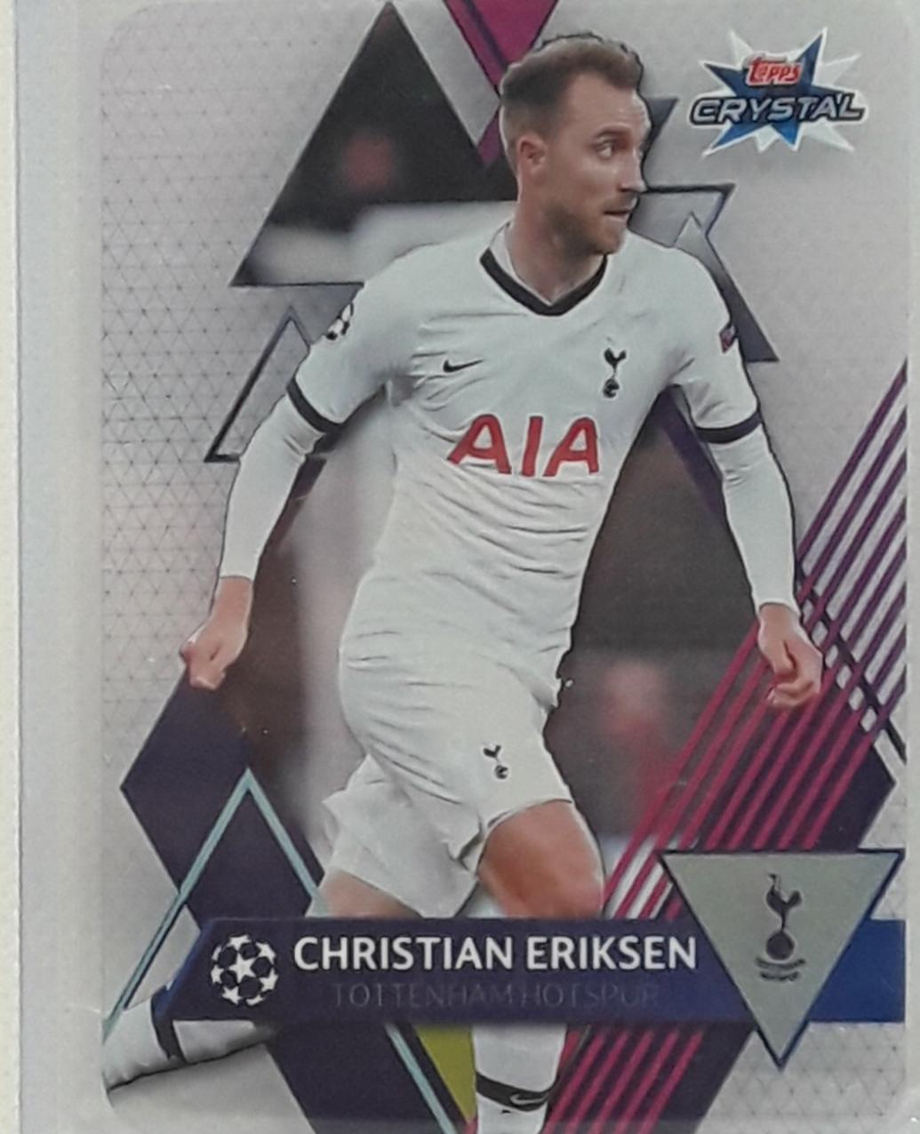 Christian Eriksen #51 2019 Topps UEFA Champions League Crystal