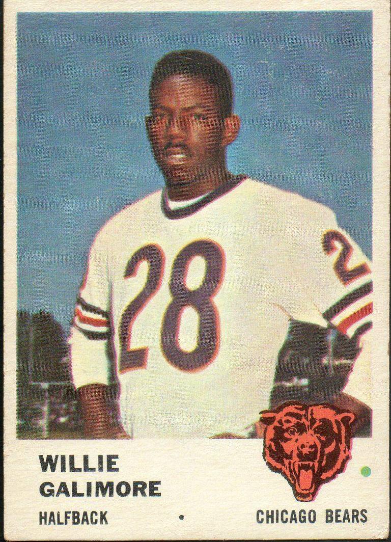Willie Galimore #3 Football Cards 1961 Fleer