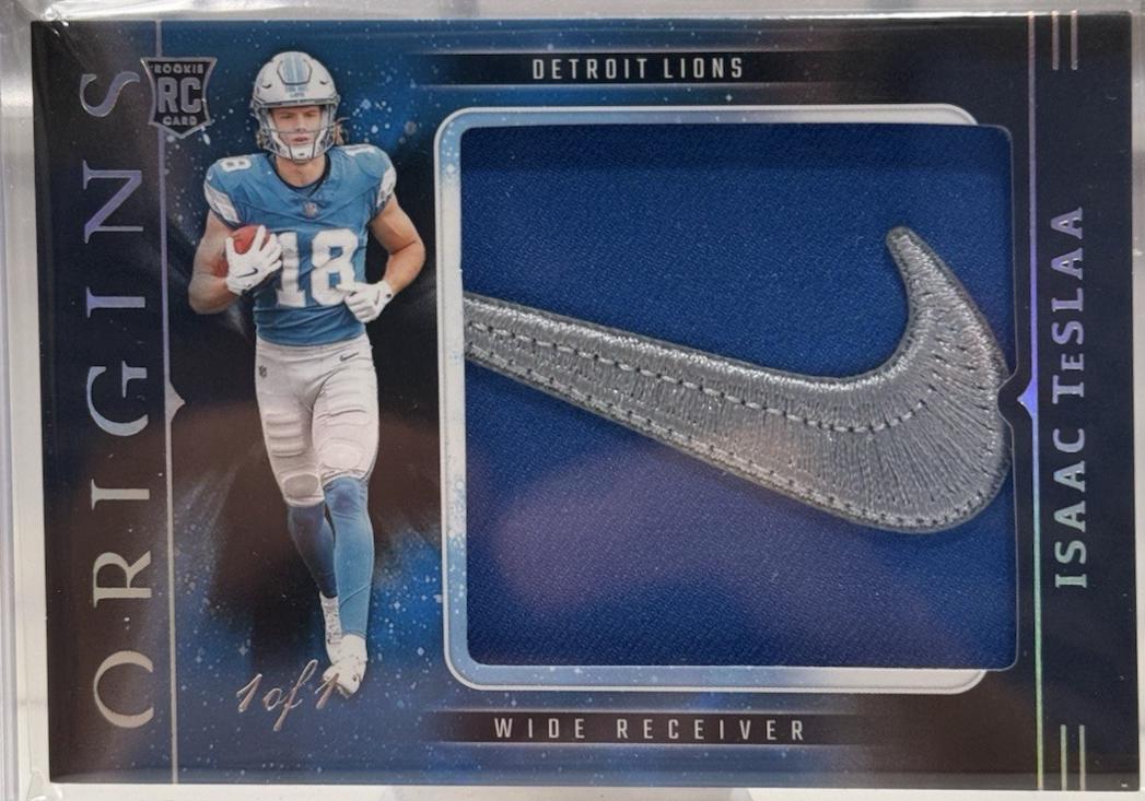 Isaac TeSlaa [Black Tag Nike] #RPH-ITA Prices | 2025 Panini Origins ...