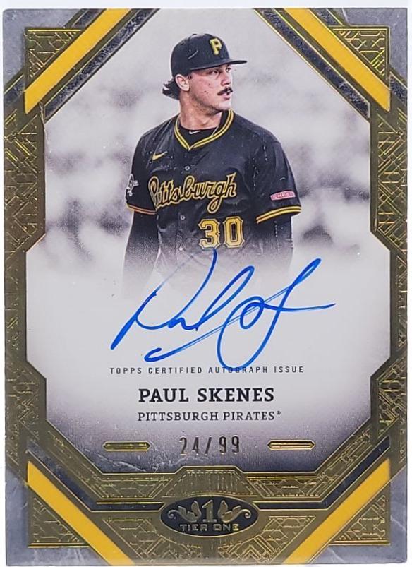 Paul Skenes #T1A-PS Prices | 2025 Topps Tier One Tier 1 Autograph
