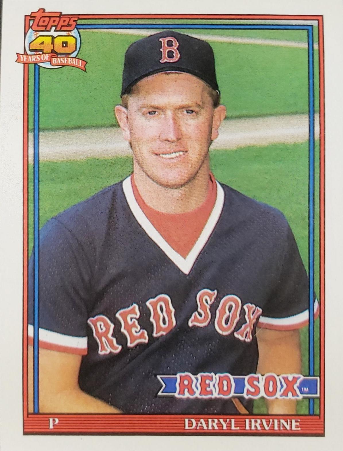 Daryl Irvine #189 Baseball Cards 1991 Topps