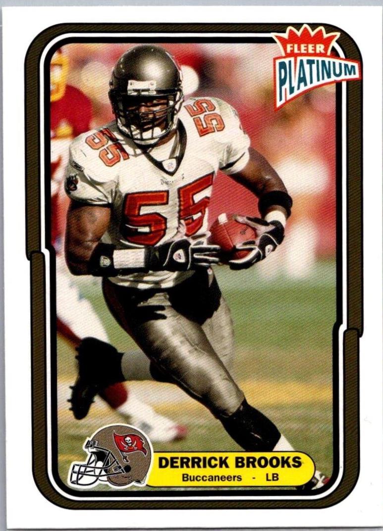 Derrick Brooks #15 Football Cards 2004 Fleer Platinum