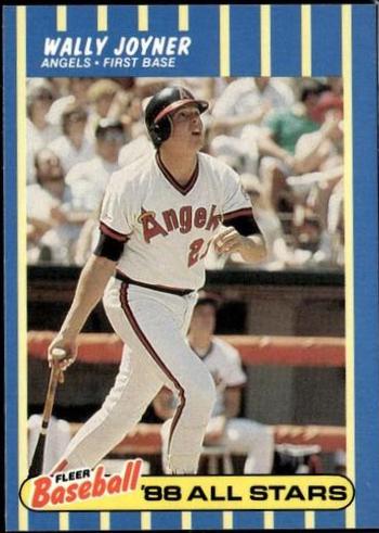 Wally Joyner #19 1988 Fleer Baseball All Stars