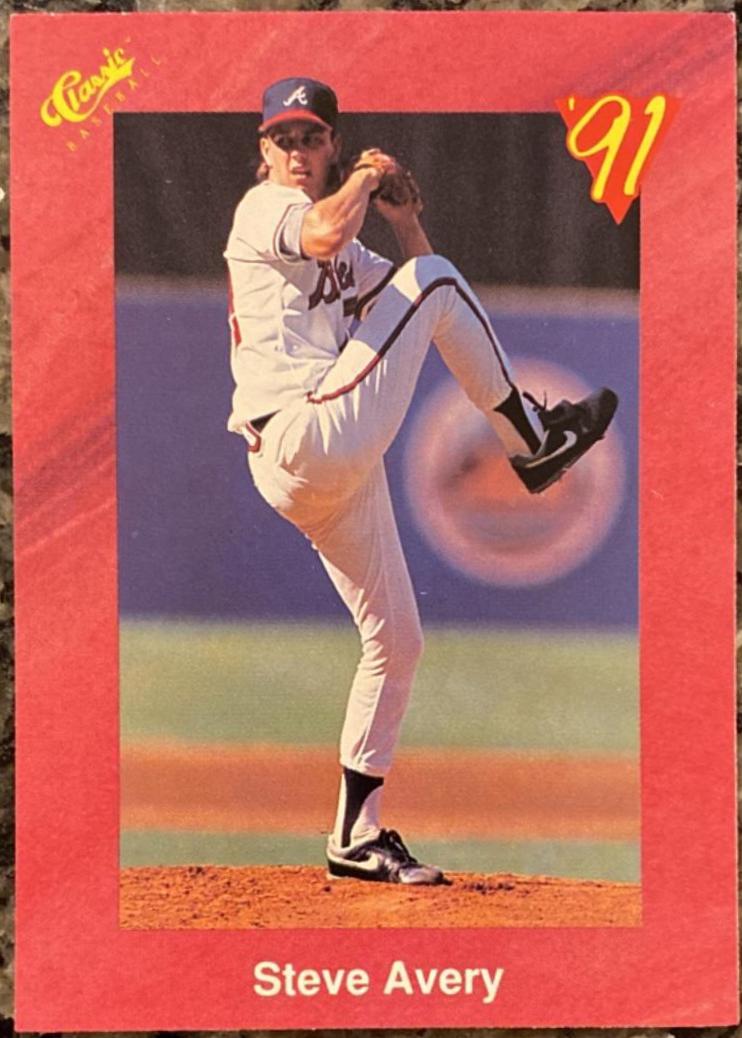 Steve Avery #T26 Baseball Cards 1991 Classic Four Sport