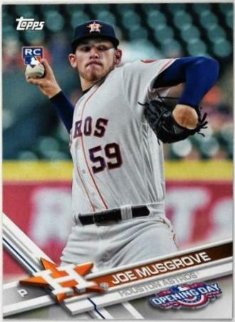 Joe Musgrove #43 Baseball Cards 2017 Topps Opening Day