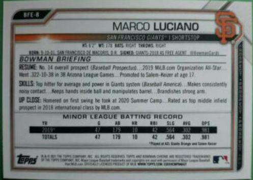 Marco Luciano #BFE-8