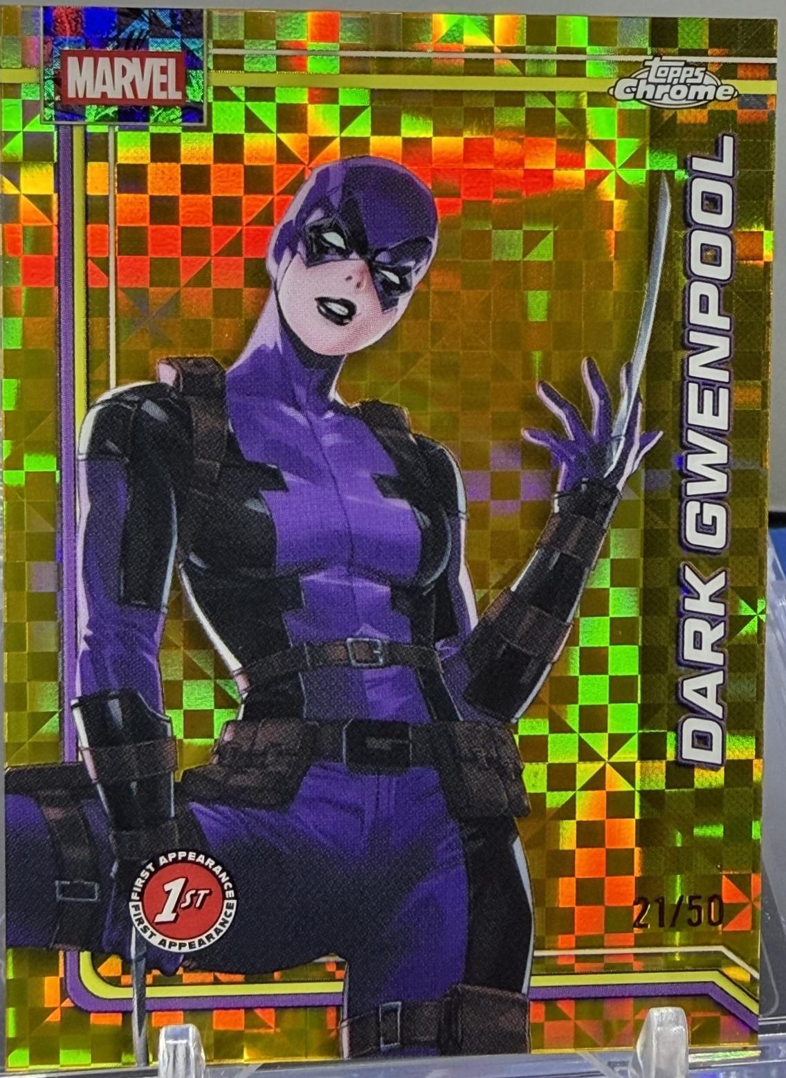 Dark Gwenpool Gold X-Fractor