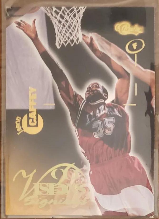 Jason Caffey #16 Basketball Cards 1996 Classic Visions Signings