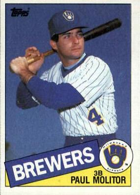 Paul Molitor #522 Baseball Cards 1985 Topps