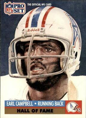 Earl Campbell #27 Football Cards 1991 Pro Set