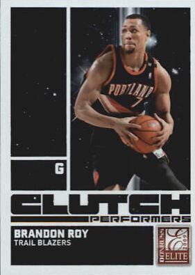 Brandon Roy #6 Basketball Cards 2009 Donruss Elite Clutch Performers