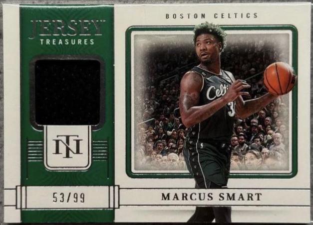 Marcus Smart #JT-CRA Basketball Cards 2022 Panini National Treasures Jersey
